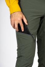 Maul Wander-Trekkinghose Ifen Ultralight (wasserabweisend, sehr elastisch, atmungsaktiv) dunkelgrün Herren